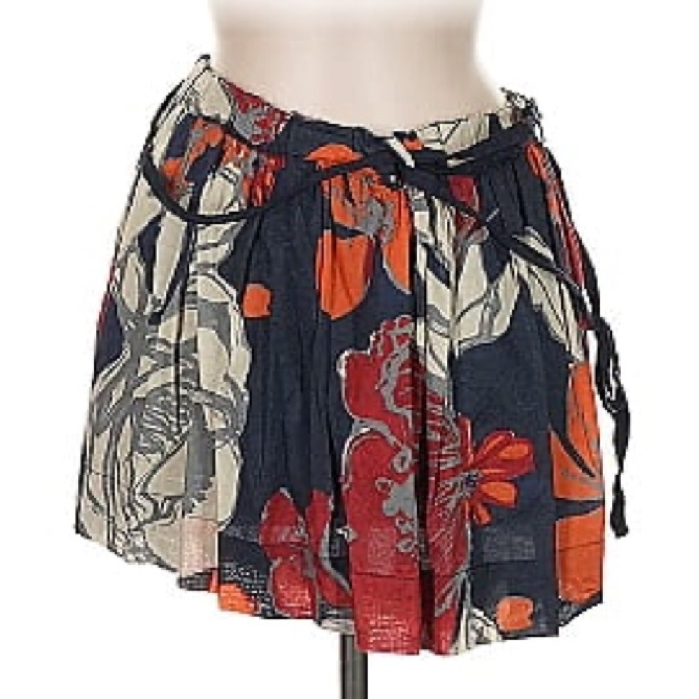 Hollister short floral midi skirt